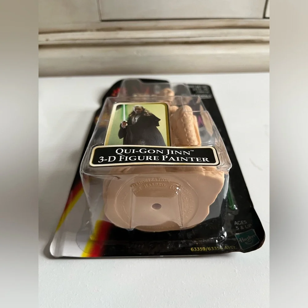 New Vintage 1998 Star Wars Episode 1 QUI-GONJINN 3-D Figure Painter Hasbro